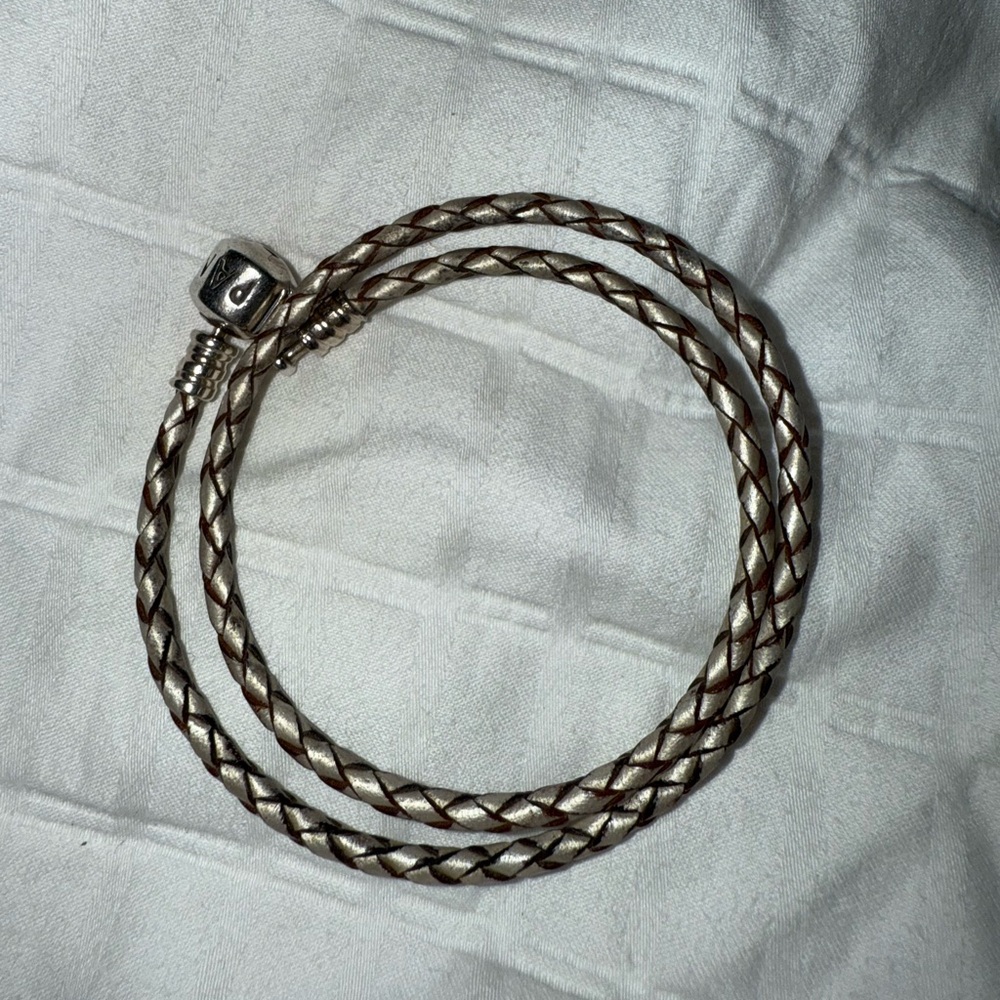 Pandora Leather Braided Bracelet - Picture 4 of 5